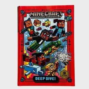 4/$20 Minecraft Woodsword Chronicles: Deep Dive! Hard Cover Book